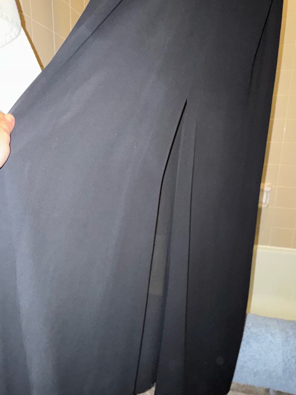 🖤 Women’s Forever 21 Sheer Black Strappy Maxi Dress with Slit 🖤 - Picture 11 of 13
